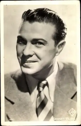 Ak Schauspieler George Rigaud, Portrait