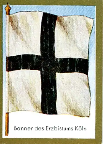 Sammelbild Historische Fahnen Bild 31 Banner des Erzbistums Köln