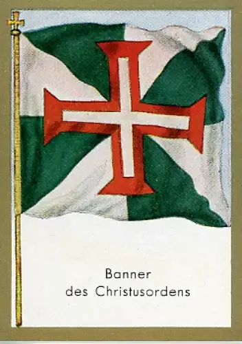 Sammelbild Historische Fahnen Bild 79, Banner des Christusordens
