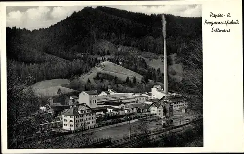 Ak Seltmans Weitnau im Oberallgäu, Papier- und Pergamentfabrik