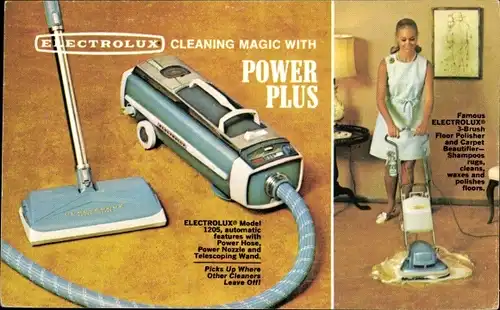 Ak Electrolux Cleaning Magic with Power Plus, Vacuum Cleaner, Floor Polisher