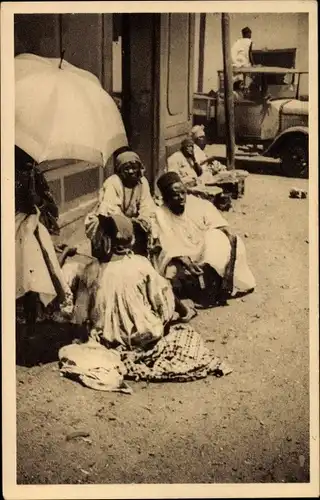 Ak Dakar Senegal, Afrique Occidentale, Commerce et causette