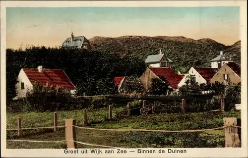 Ak Wijk aan Zee Beverwijk Nordholland Niederlande, Binnen de Duinen