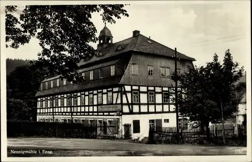Ak Nennigmühle Pockau im Erzgebirge, Landheim des CVJM-Chemnitz