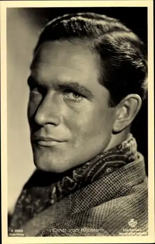 Ak Schauspieler Ernst von Klipstein, Portrait