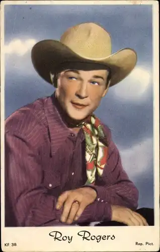 Ak Sänger Roy Rogers