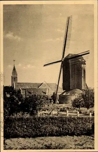 Ak Kapelle Zeeland Niederlande, Molen