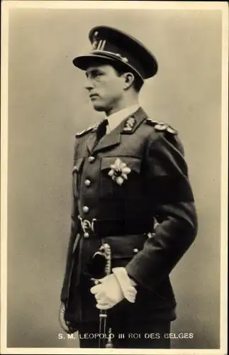 Ak König Leopold III. von Belgien, S.M. Leopold III