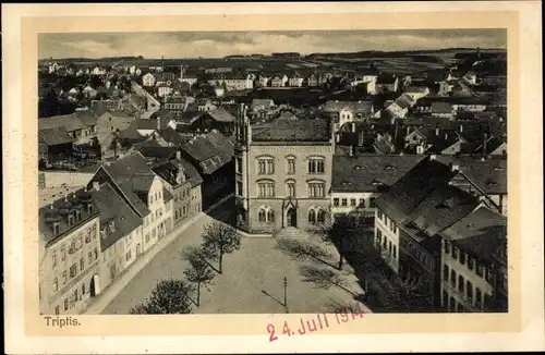 Ak Triptis in Thüringen, Markt