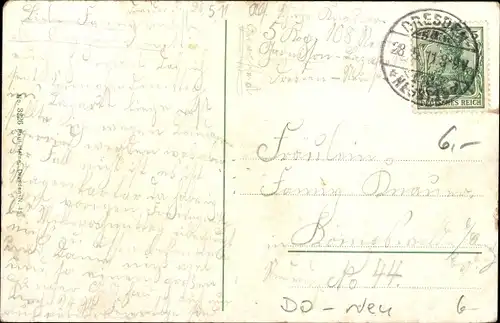 Ak Dresden Neustadt, Garnison Lazarett