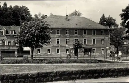 Ak Berggießhübel in Sachsen, Gasthof Goldener Stern