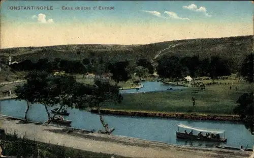 Ak Konstantinopel Istanbul Türkei, Eaux douces d'Europe
