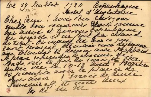 Ak København Kopenhagen Dänemark, Udsigt over Amalienborg