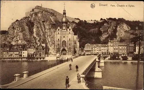 Ak Dinant Wallonien, Pont, Citadelle et Eglise