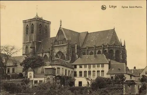 Ak Liège Lüttich Wallonien, Eglise Saint-Martin