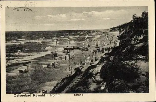 Ak Rewal Rewahl Pommern, Strand