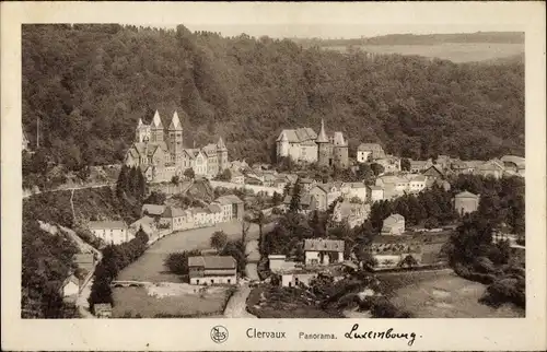 Ak Clervaux Clerf Luxembourg, Panorama