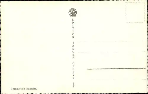 Ak Genève Genf Schweiz, Monument Brunswick, Vue sur la Ville