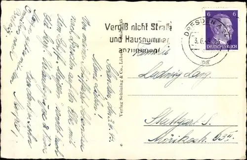 Ak Bad Schandau Sächsische Schweiz, Teilansicht