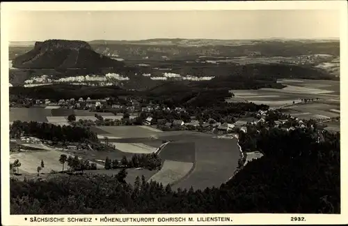 Ak Bad Schandau an der Elbe, Lilienstein, Gohrisch, Panorama