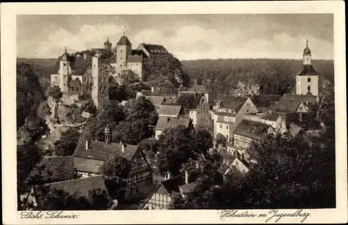 Ak Hohnstein Sächsische Schweiz, Jugendburg