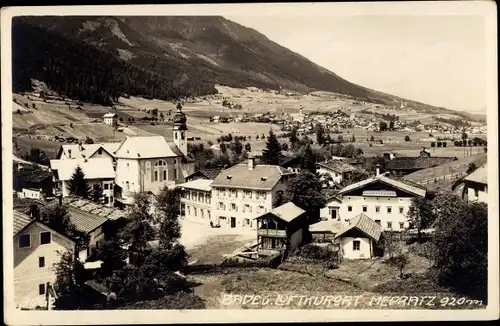 Ak Medraz Fulpmes Stubaital Tirol, Totale vom Luftkurort, Kapelle, Hotel