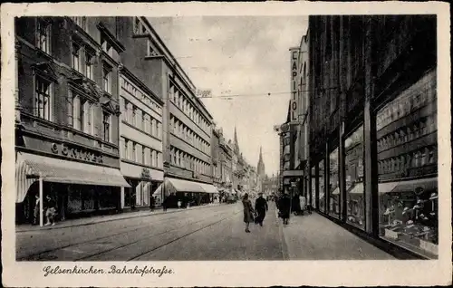 Ak Gelsenkirchen, Blick in die Bahnhofstraße, Capitol