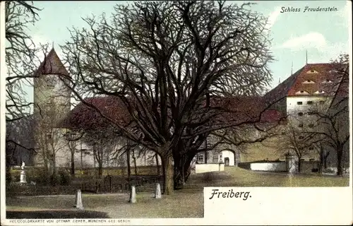 Ak Freiberg in Sachsen, Schloss Freudenstein