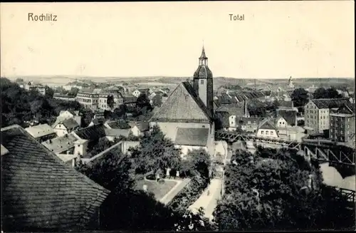 Ak Rochlitz an der Mulde, Stadtbild