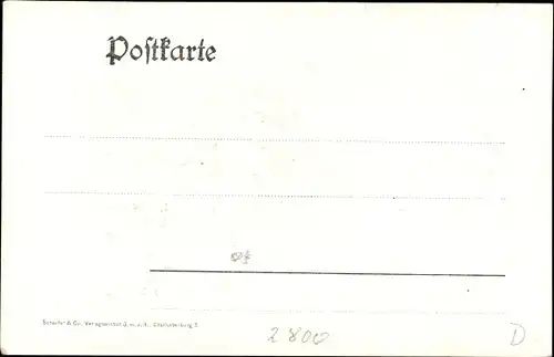 Ak Bremen, Partie an der städt. Bibliothek