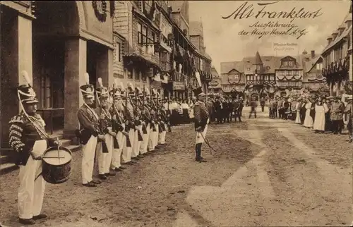 Ak Frankfurt am Main, 17. Dt. Bundesschießen 1912, Ausführung der Hugo Haase AG