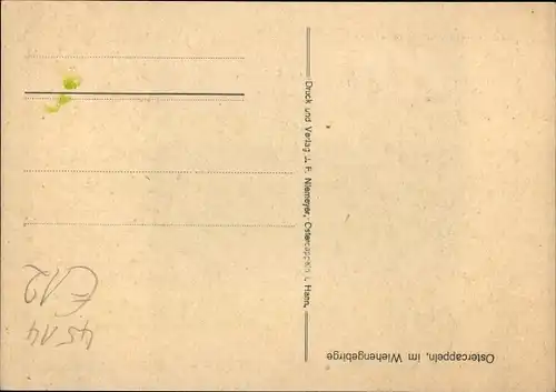 Ak Ostercappeln in Niedersachsen, Evangelische Kirche