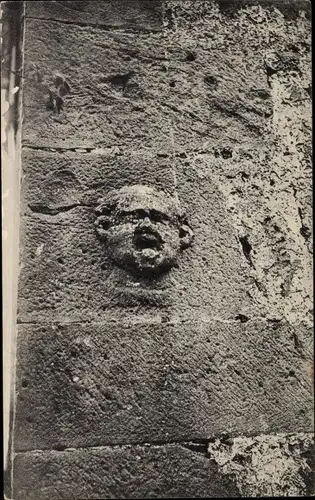 Ak Werleshausen Witzenhausen an der Werra, Jugendburg Ludwigstein, Neidkopf gegen den Hanstein