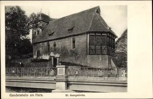 Ak Bad Gandersheim am Harz, St. Georgskirche