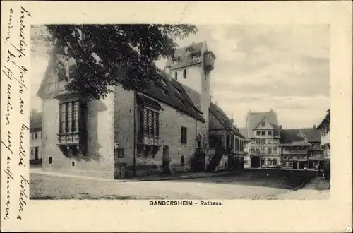 Ak Bad Gandersheim, Rathaus