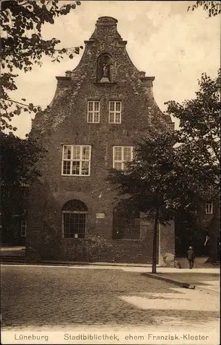 Ak Lüneburg in Niedersachsen, Stadtbibliothek, Ehemaliges Franziskanerkloster