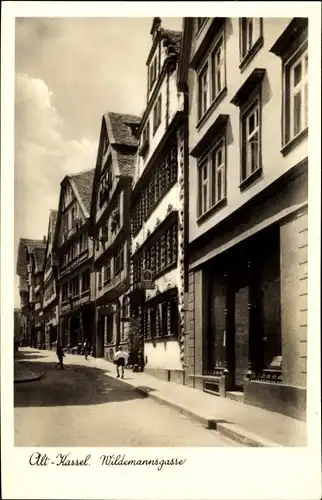 Ak Kassel in Hessen, Wildemannsgasse