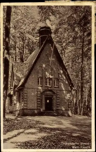 Ak Ostseebad Timmendorfer Strand in Holstein, Wald-Kapelle