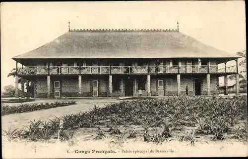 Ak Französisch Kongo, Palais episcopal de Brazzaville