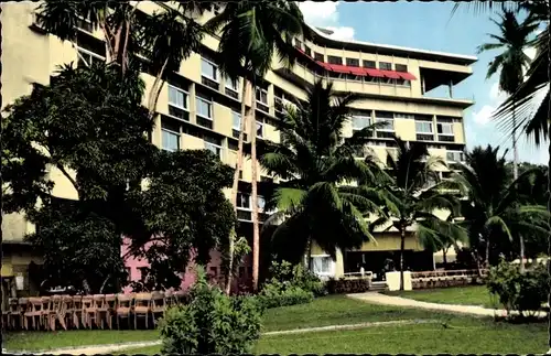 Ak Douala Kamerun, Les Cocotiers, Hotel