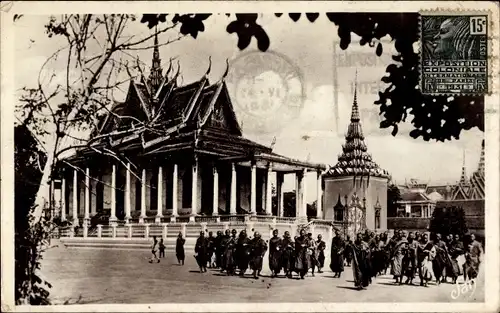 Ak Pnom Penh Kambodscha, La Pagode d'Argent