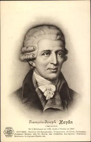 Ak Komponist Joseph Haydn, Portrait