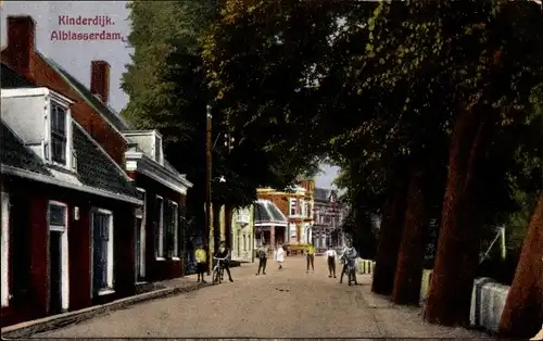 Ak Alblasserdam Südholland, Huis te Kinderdijk