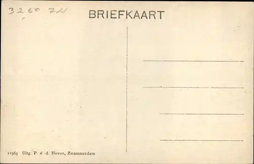 Ak Zwammerdam Südholland, Spoorlaan