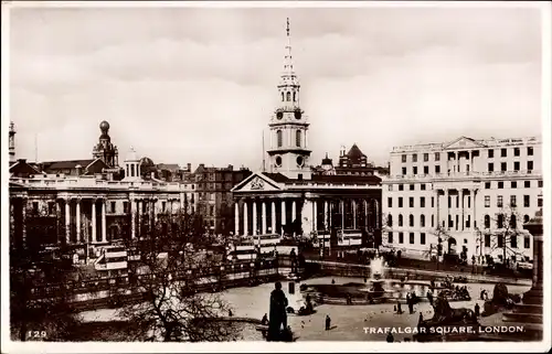 Ak London City England, Trafalgar Square