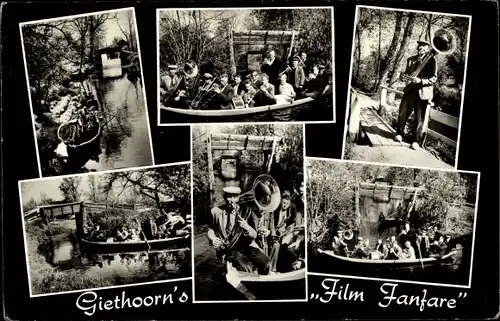 Ak Giethoorn Overijssel Niederlande, Film Fanfare