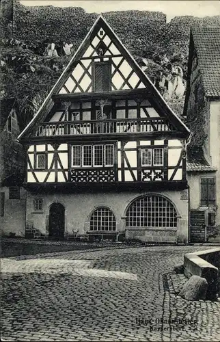 Ak Kaysersberg Elsass Haut Rhin, Haus Obnenstetter