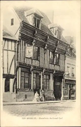 Ak Les Andelys Eure, Hostellerie du Grand Cerf