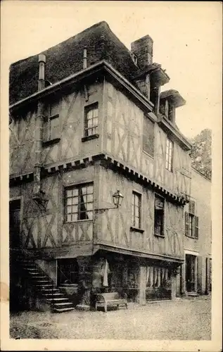 Ak Marcigny Saône et Loire, La Maison de Bois