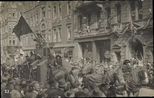 Foto Ak Dresden, Sängerfest 1925, Festzug, Trutzlied